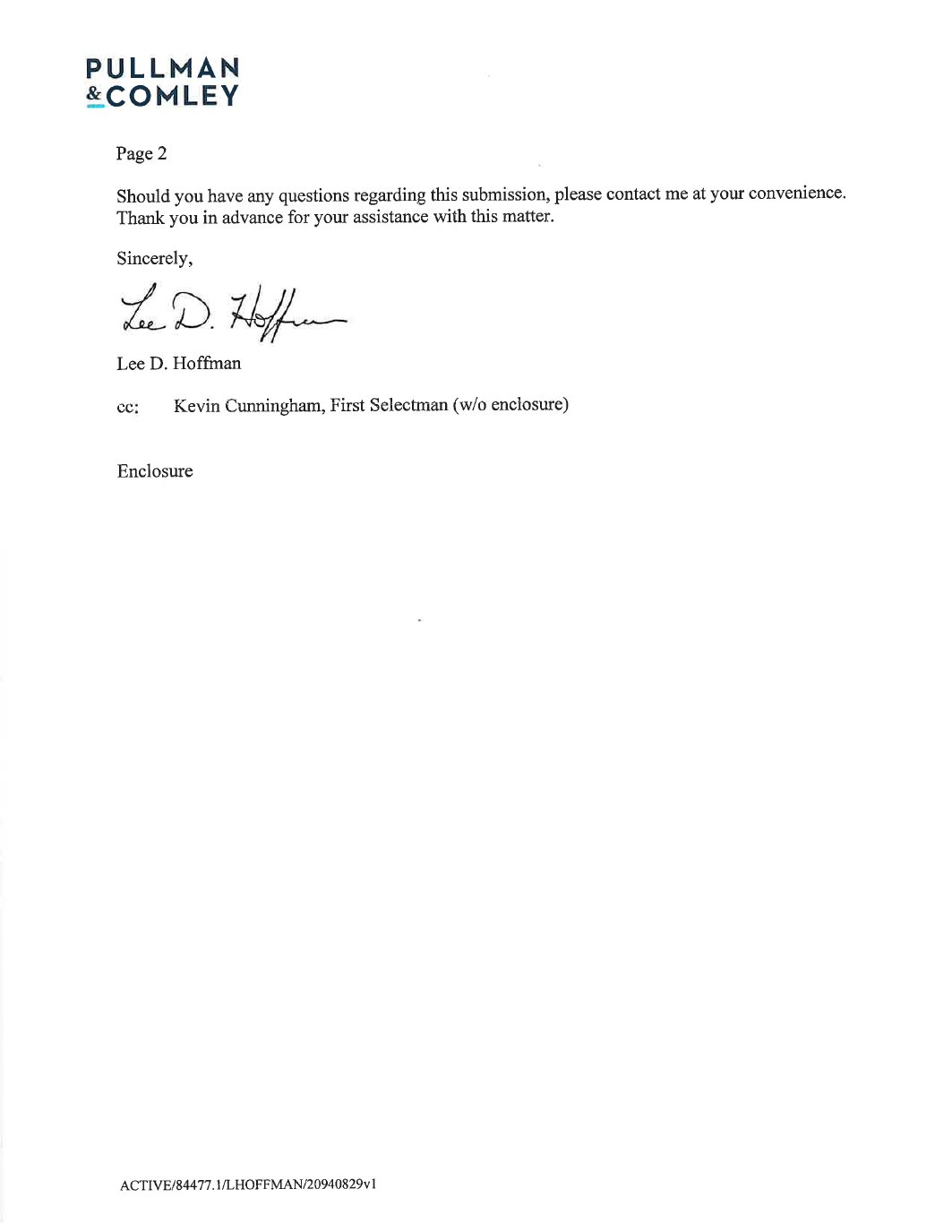 Page 2 preview of SMART Materials Separation Plan Public Notice Letter